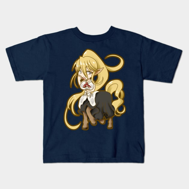 Monster Musume Centari Kids T-Shirt by kelsmister